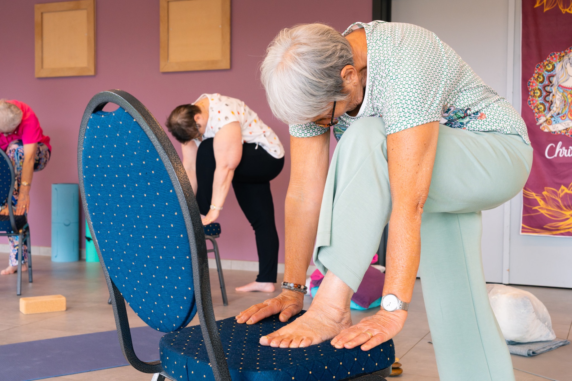 Yoga sur chaise